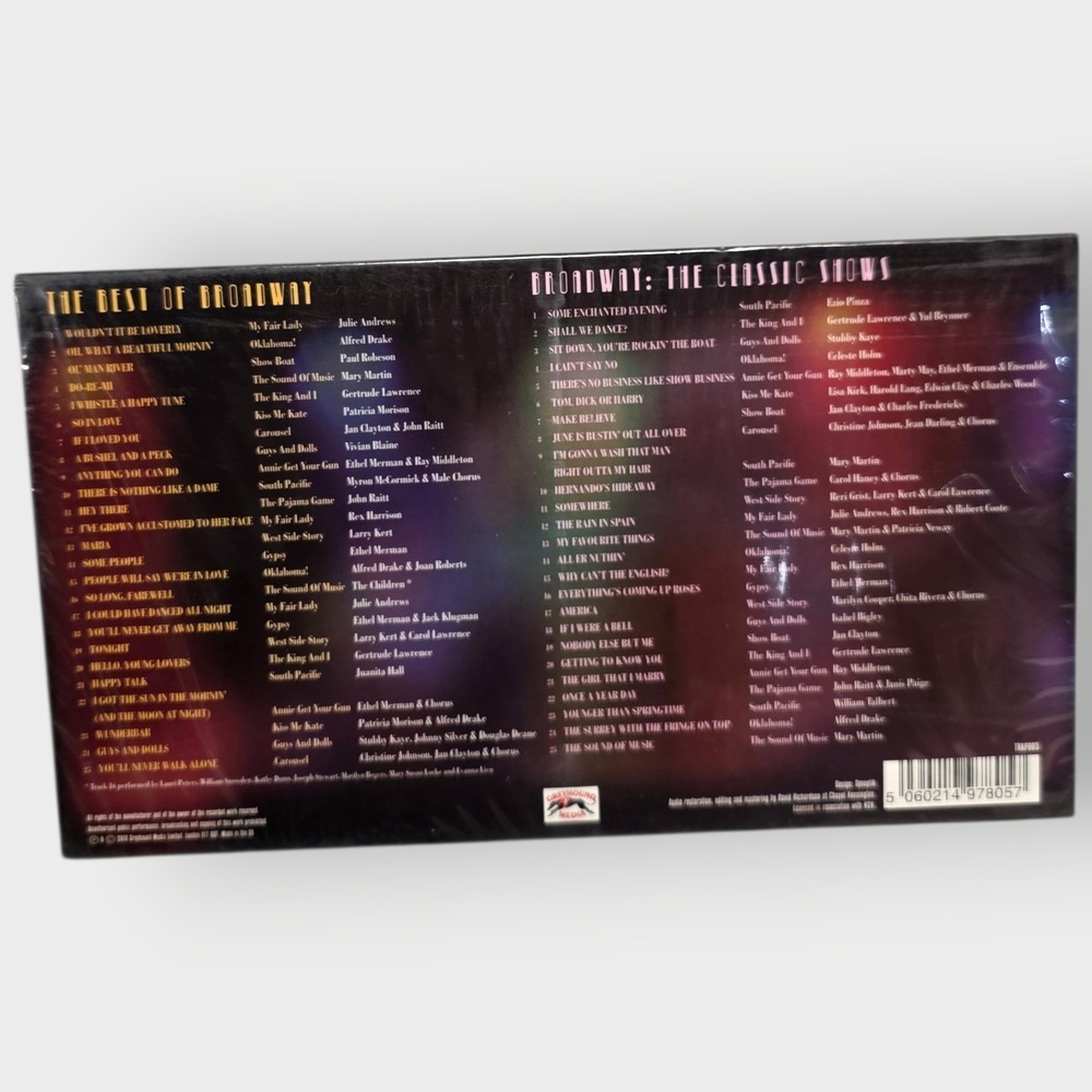 Best Of Broadway Musicals Original Cast Music Score NEW Factory Sealed - Picture 2 of 2
